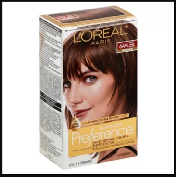 Light Amber Brown Hair Color, 6AM Superior Preference Loreal Paris. - Picture 3 of 6